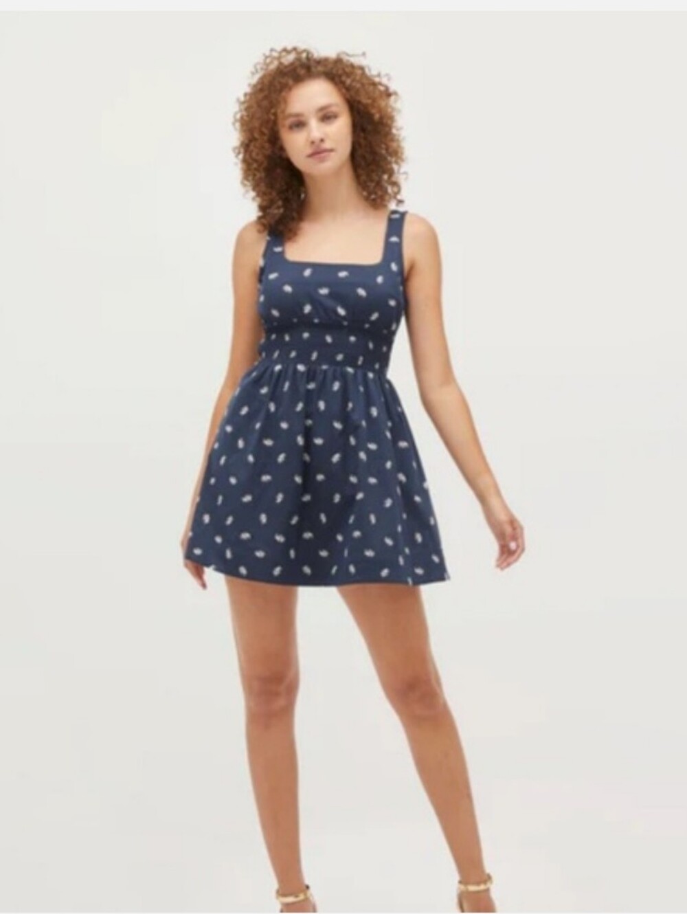 Hill House Navy Cher Mini Dress